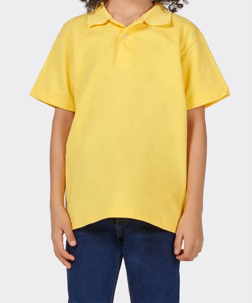 Playera Polo Manga Corta Pique de  Niño Infantil