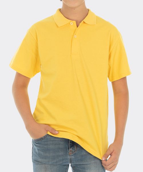 Playera Polo Manga Corta  de  Niño Juvenil