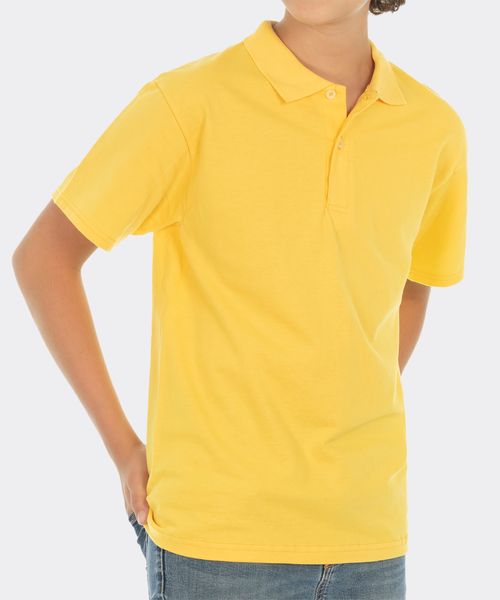 Playera Polo Manga Corta  de  Niño Juvenil