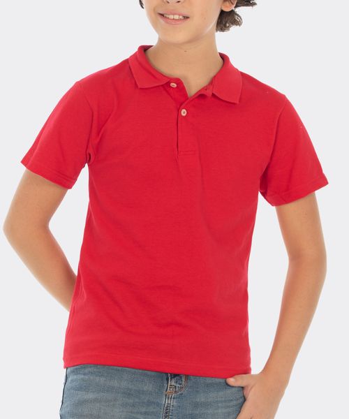 Playera Polo Manga Corta  de  Niño Juvenil