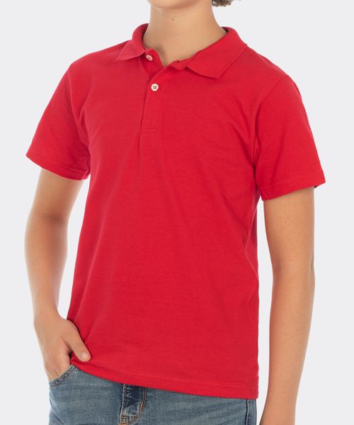 Playera Polo Manga Corta  de  Niño Juvenil