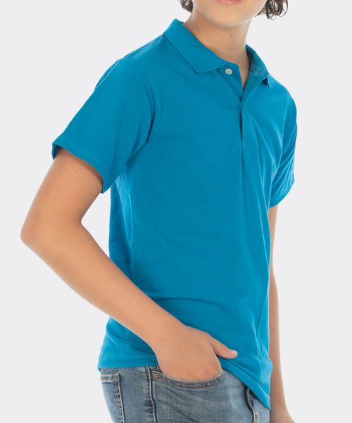 Playera Polo Manga Corta  de  Niño Juvenil