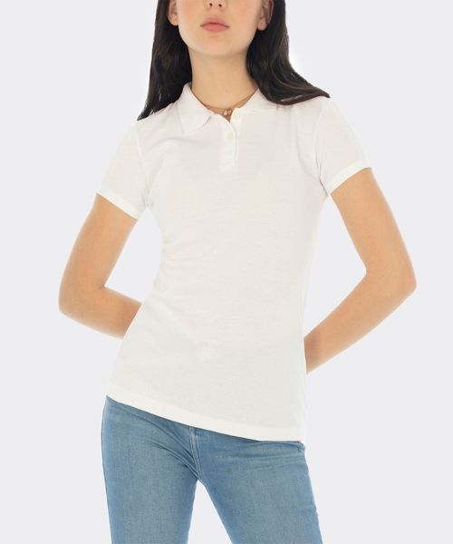 Playera Polo Manga Corta Pique de  Niña Juvenil