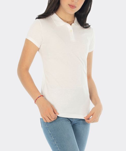 Playera Polo Manga Corta Pique de  Niña Juvenil