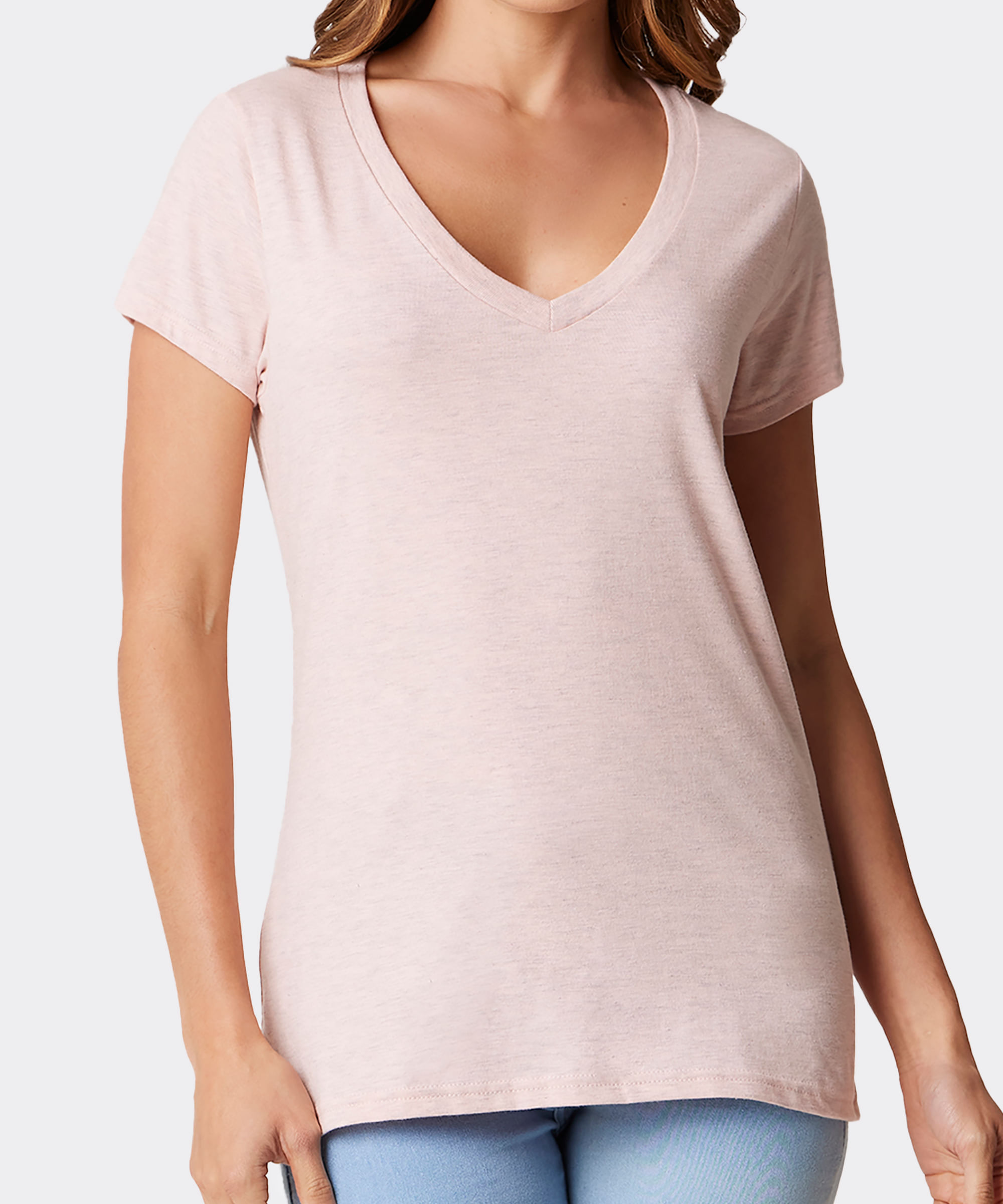 Playera Premium Cuello V de Dama Optima