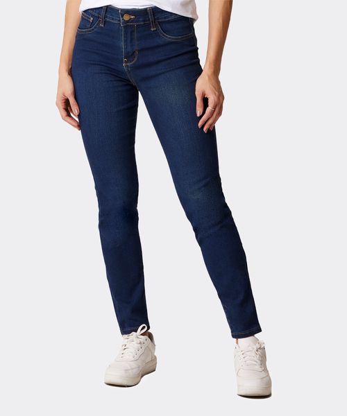 Jeans Básicos de  Mezclilla Dama