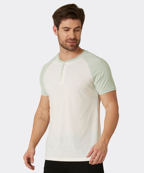 Playera Henley  de  Caballero