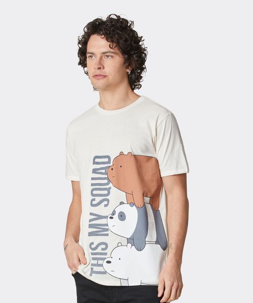 Playera de Licencia We Bare Bears de  Caballero