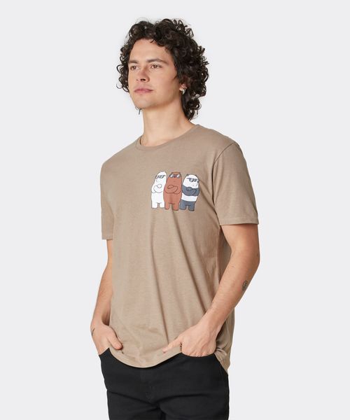 Playera de Licencia We Bare Bears de  Caballero