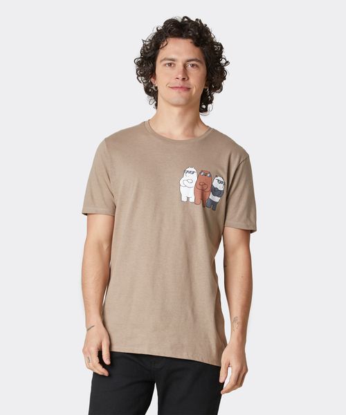 Playera de Licencia We Bare Bears de  Caballero