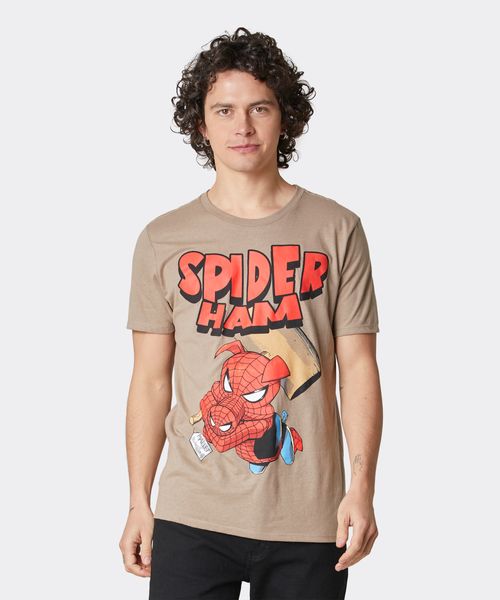 Playera de Licencia Marvel de  Caballero