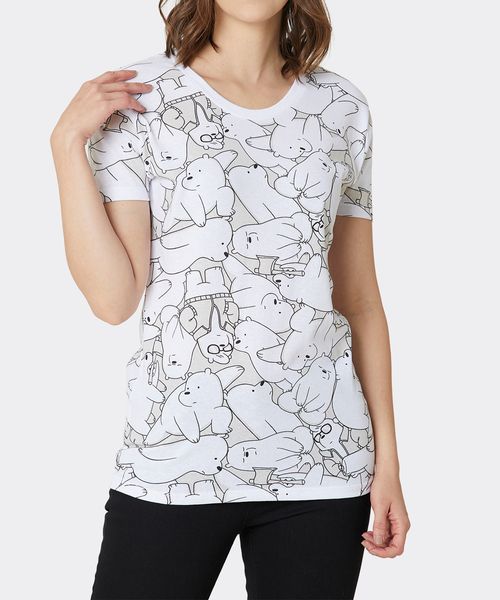 Playera de Licencia We Bare Bears de  Dama