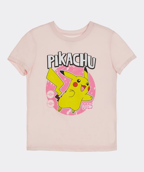 Playera de Licencia Pokemon de  Niña Infantil