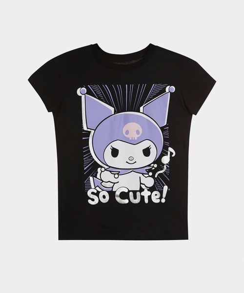 Playera de Licencia Kuromi de  Niña Juvenil