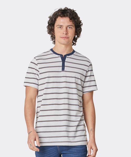 Playera Henley  de  Caballero