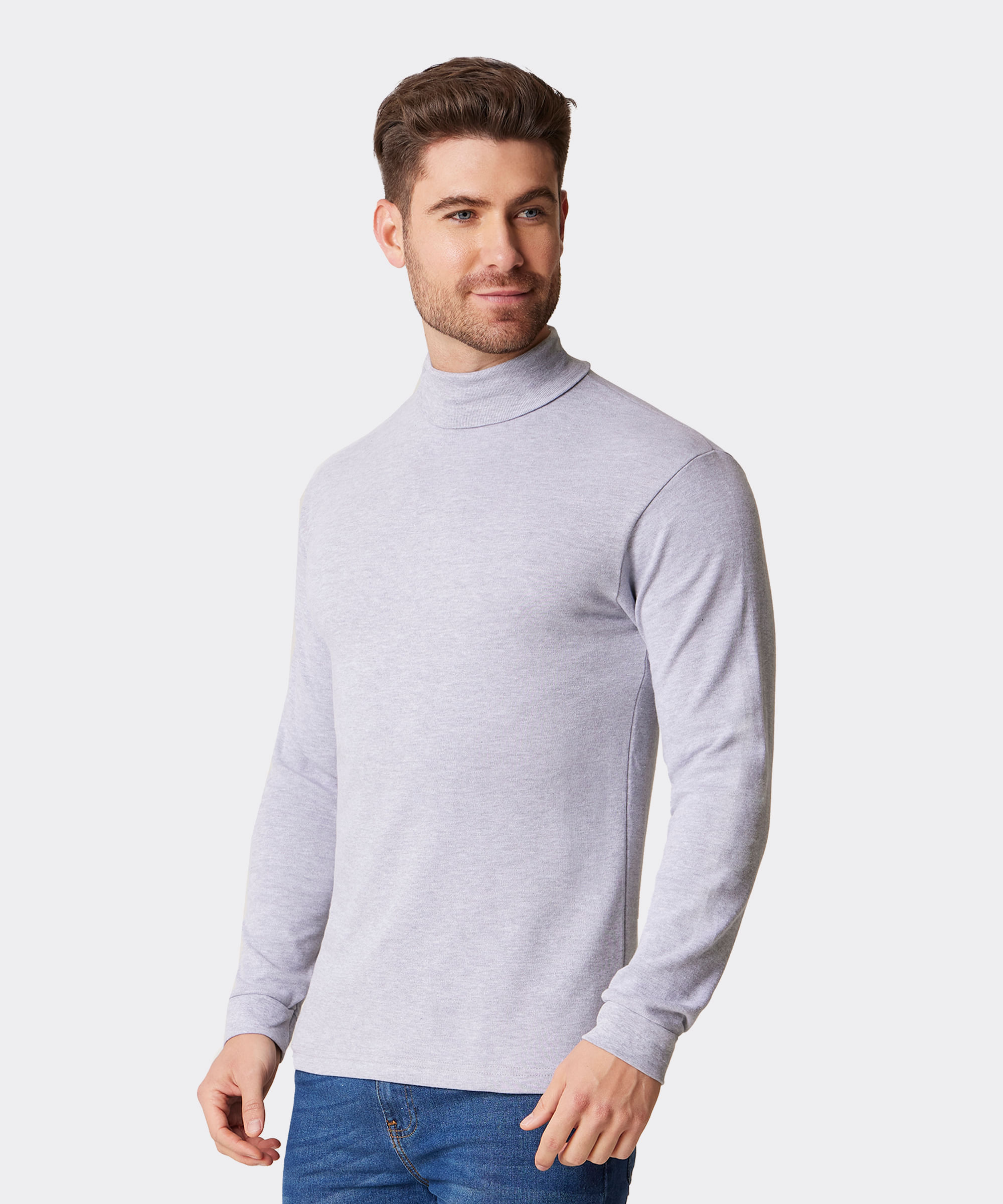 Playera Cuello de Tortuga de Caballero Optima