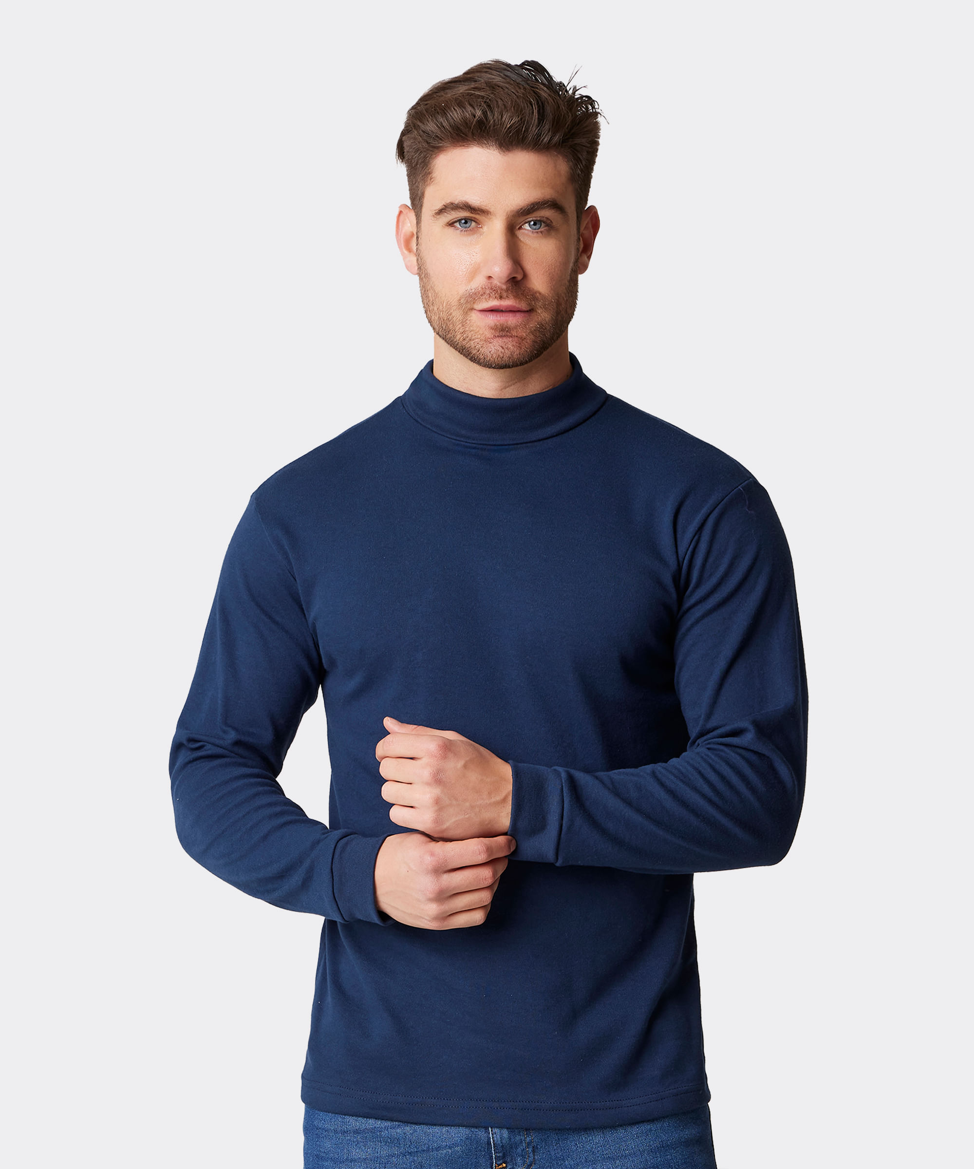 Playera Cuello de Tortuga de Caballero Optima