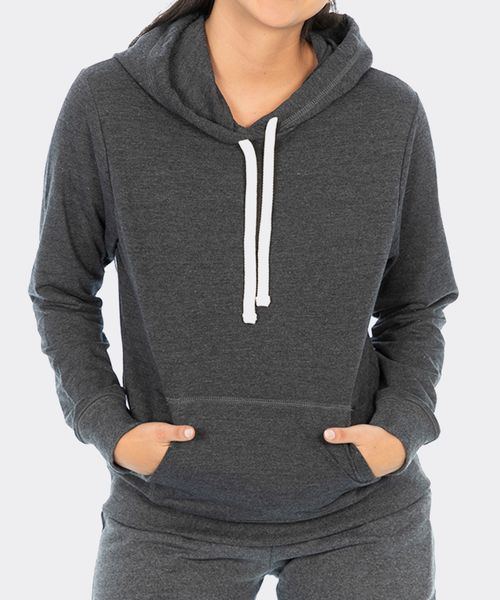 Sudadera Sudadera Capucha Cuello Redondo y Cangurera de  Dama