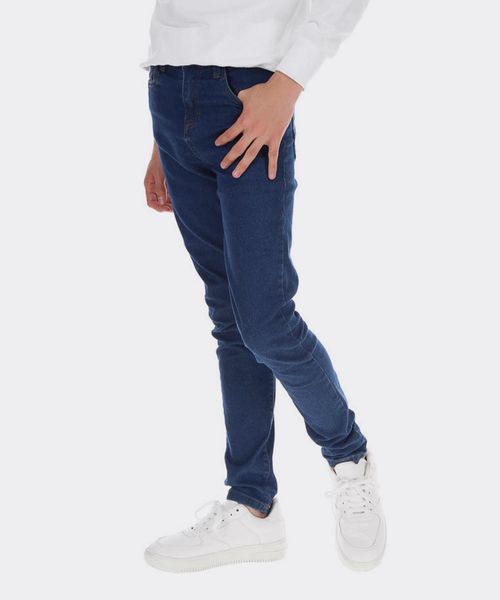 Jeans Básicos de  Mezclilla Niño Juvenil