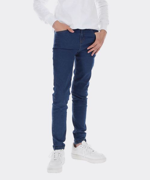 Jeans Básicos de  Mezclilla Niño Juvenil