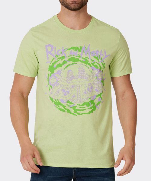 Playera de Licencia Rick and Morty de  Caballero