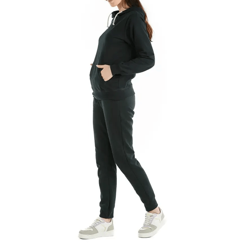 Sudadera Sudadera Capucha Cuello Redondo y Cangurera de  Dama