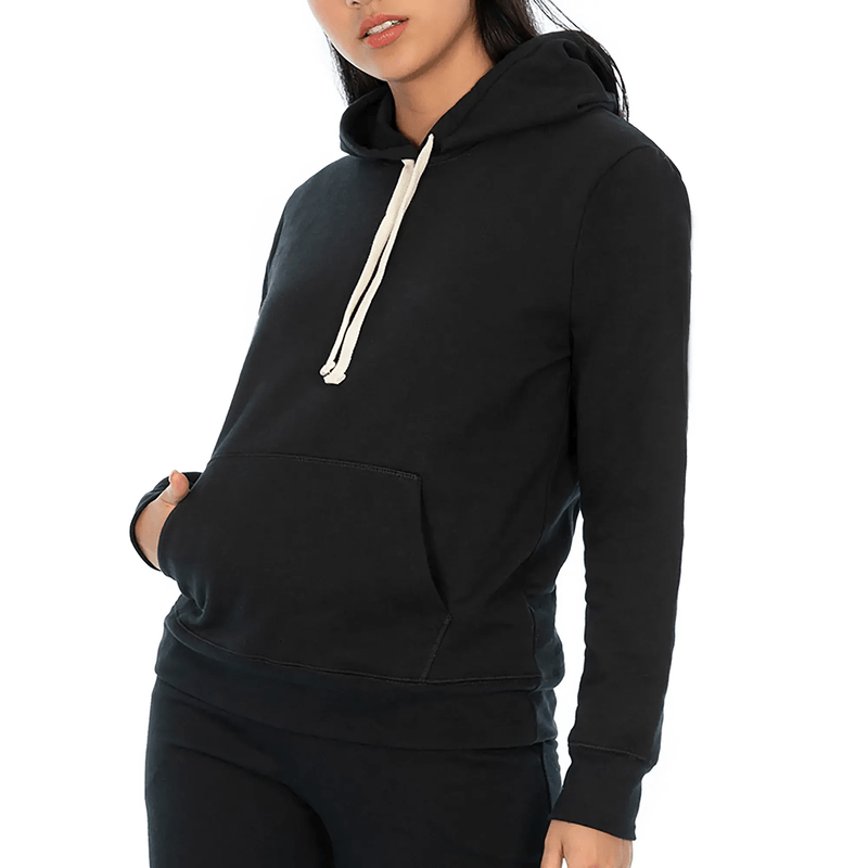 Sudadera Sudadera Capucha Cuello Redondo y Cangurera de  Dama