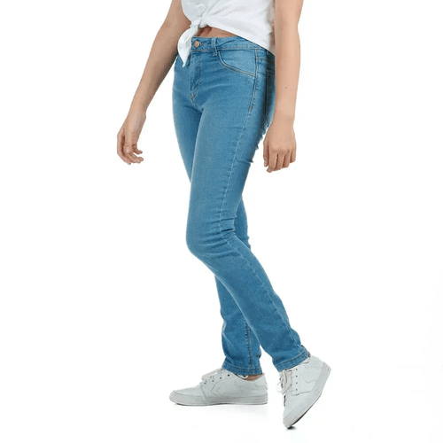 Jeans Básicos de  Mezclilla Niña Juvenil