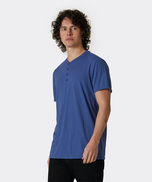 Playera Henley  de  Caballero