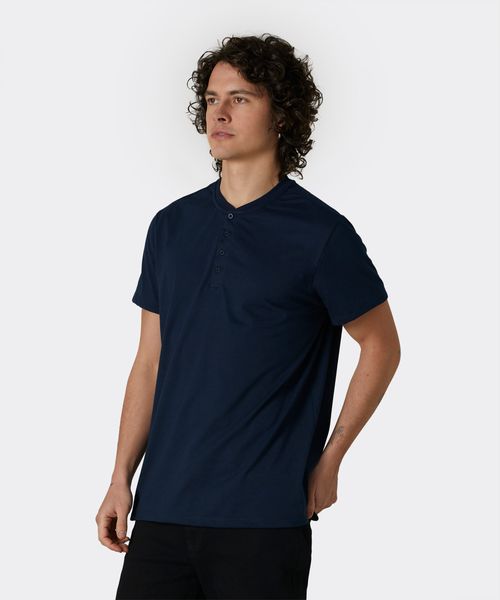 Playera Henley  de  Caballero