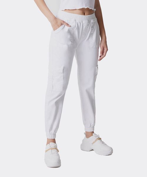 Jogger de Gabardina  de  Dama