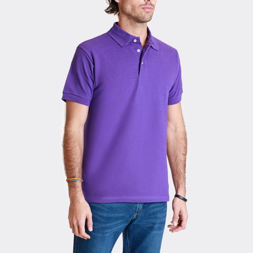 Playera Polo Manga Corta Pique de  Caballero