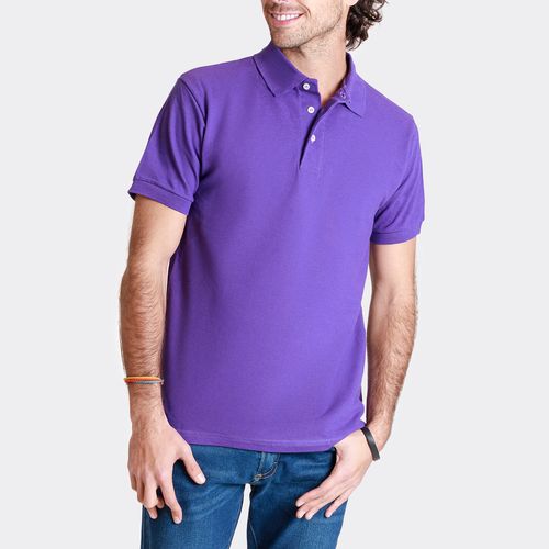 Playera Polo Manga Corta Pique de  Caballero