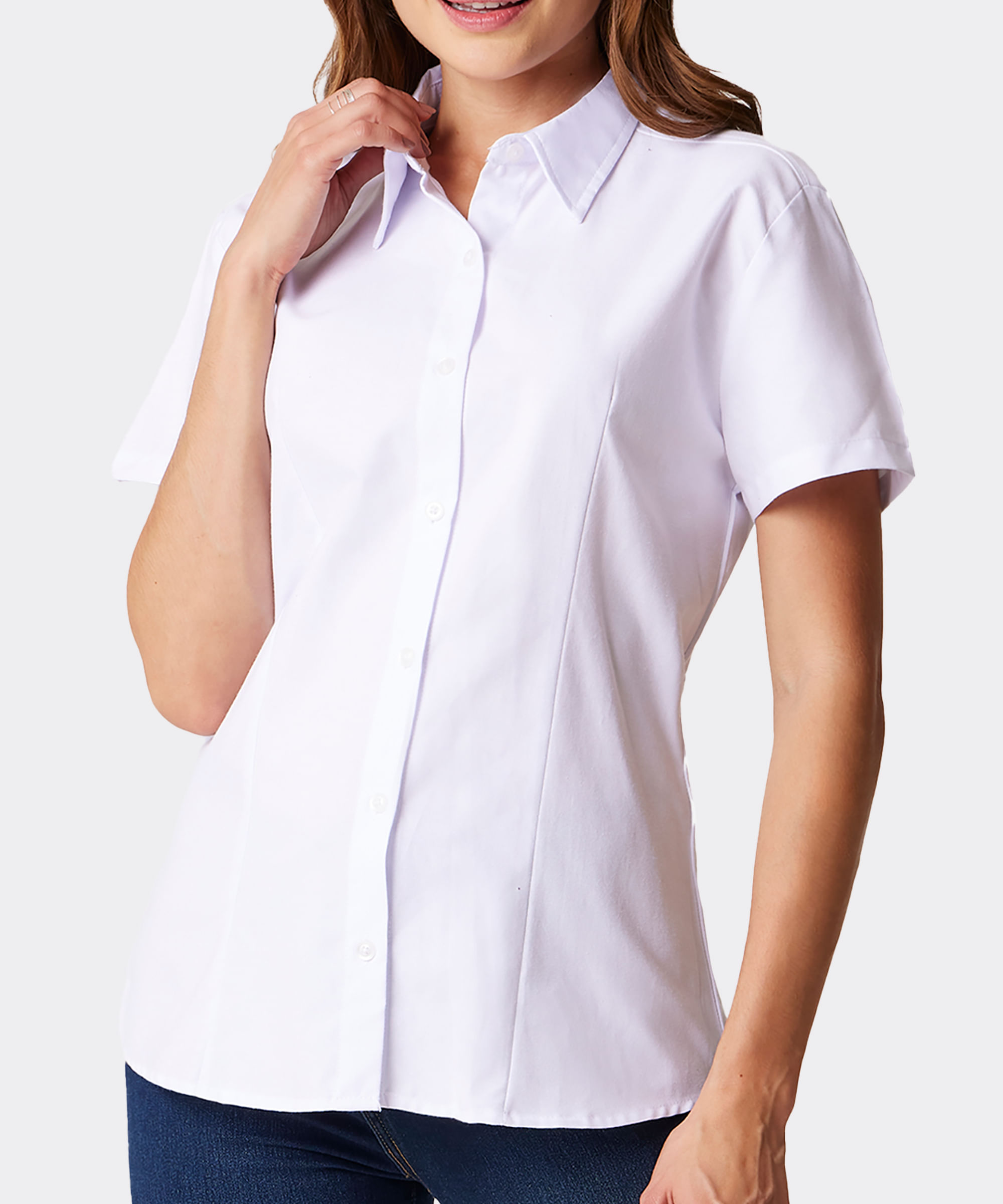 Camisa Manga Corta de Dama - Optima, image size:2000x2400