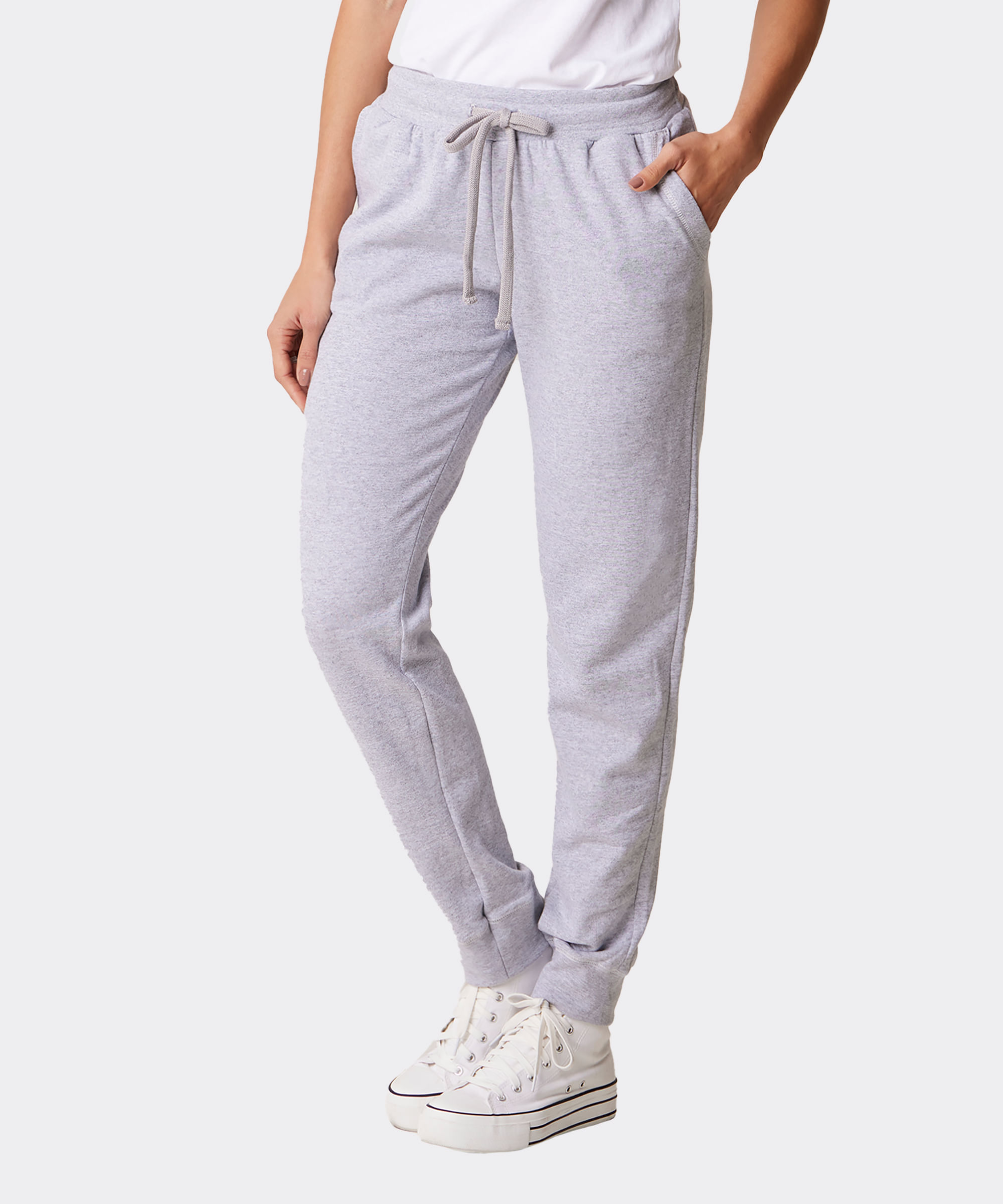 Pantalón Deportivo Pantalones Jogger Grises Gris Claro Pantalon