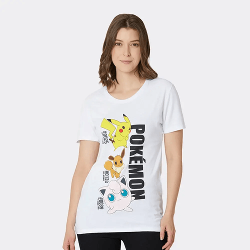 Playera de Licencia Pokemon de  Dama