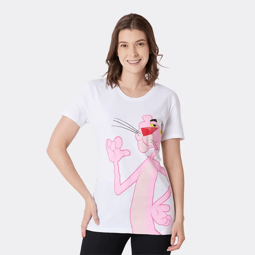 Playera de Licencia Pink Panter de  Dama