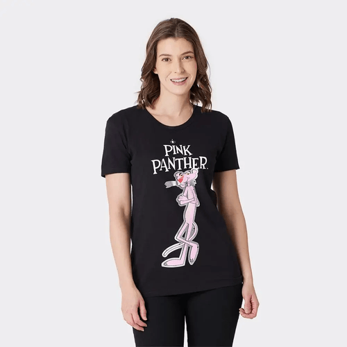 Playera de Licencia Pink Panter de  Dama
