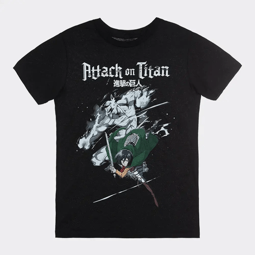 Playera de Licencia Attack On Titan de  Niño Juvenil