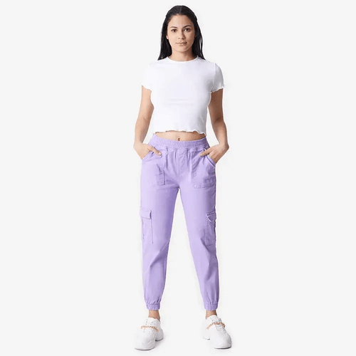 Jogger de Gabardina  de  Dama