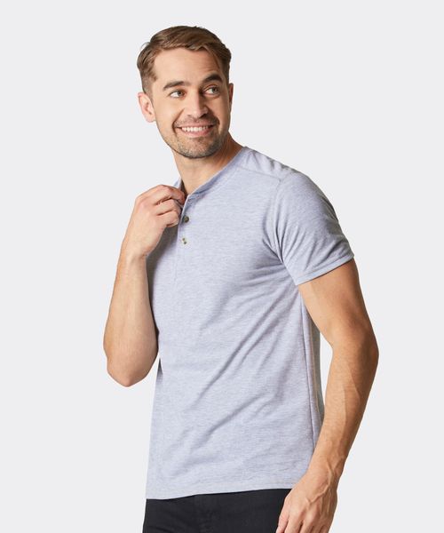 Playera Henley  de  Caballero