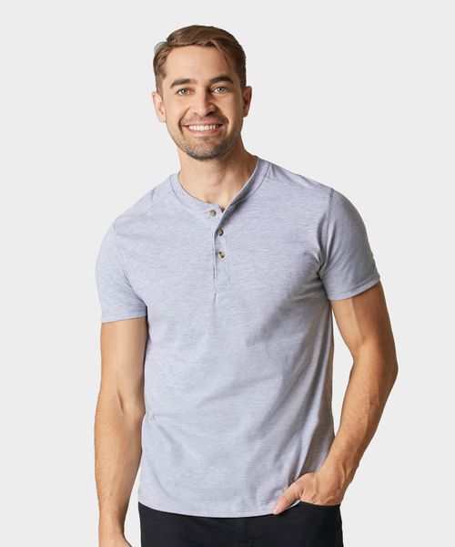 Playera Henley  de  Caballero