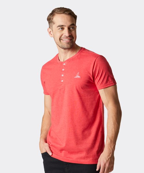 Playera Henley  de  Caballero