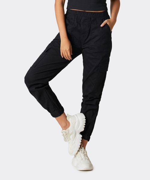 Jogger de Gabardina  de  Dama