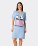 Camisón Manga Corta Snoopy de Dama