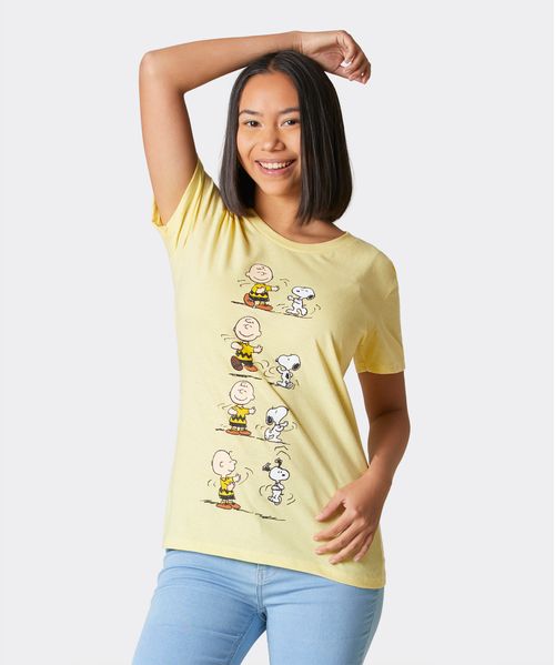 Playera de Licencia Snoopy de  Dama