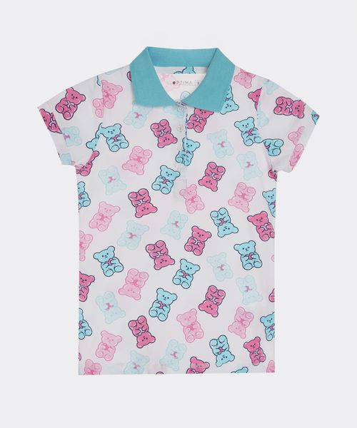 Playera Polo Manga Corta  de  Niña Infantil