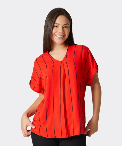 Blusa Manga Corta  de  Dama