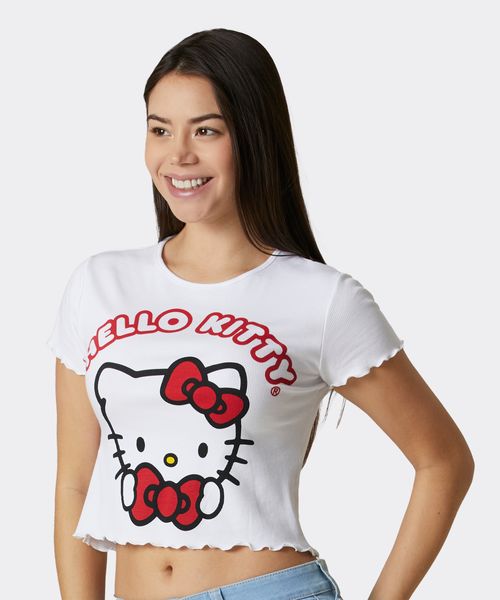 Playera de Licencia Hello Kitty de  Dama