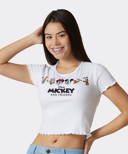 Playera de Licencia Mickey And Friends de  Dama